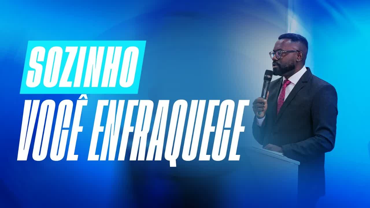 VOCÊ NÃO FOI FEITO PRA VIVER SOZINHO - PR VANDERLEI DUARTE